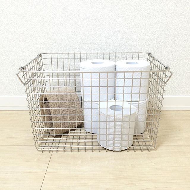  無印良品 ステンレスワイヤーバスケット12