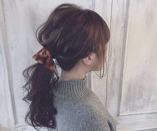 無造作ヘアアレンジ