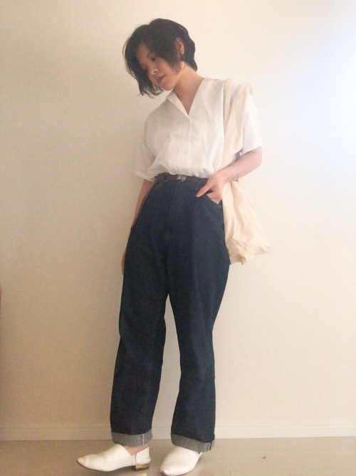 レディース 夏のシャツコーデ48選 大人女子におすすめのきれいめな着こなし術 Folk