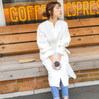 着回し力の高いシャツワンピース 着こなし例をまとめてご紹介 Folk