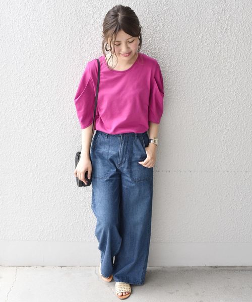 Khaju:タックスリーブTEE◇2