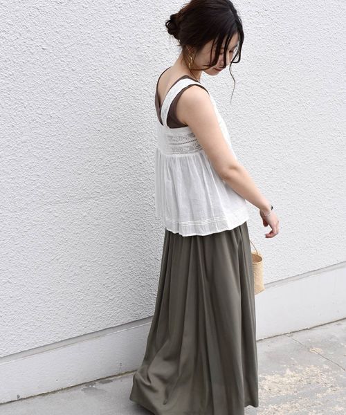 Khaju:フラワーエンブロイダリーブラウス