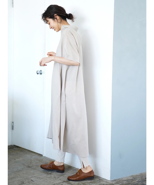 スキッパービッグシャツワンピース☆○