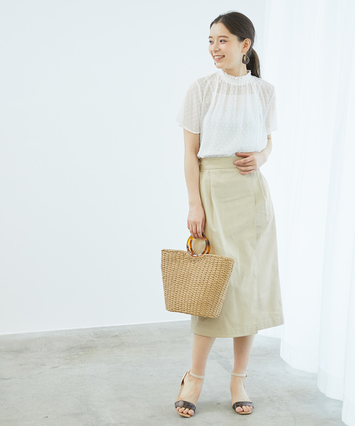 ラップ風アイラインスカート