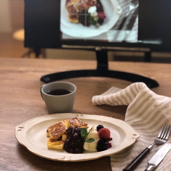 フレンチトースト＆生クリーム
