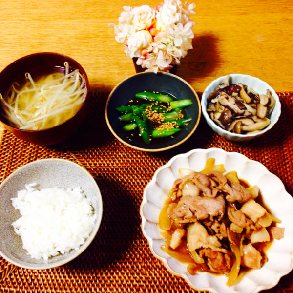 もやし味噌汁