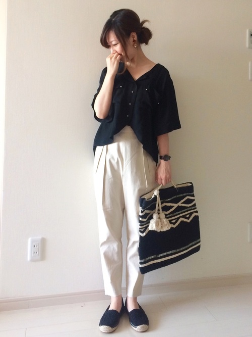GU テーパードパンツ12