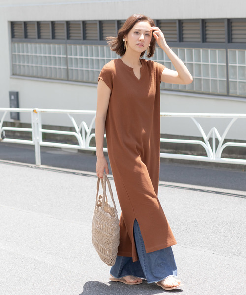 【WEB限定】サーマルスキッパーワンピース