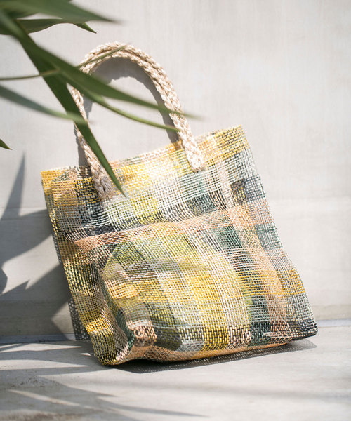 HALIN/別注クロスチェックトート