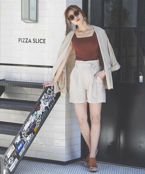 暑くてもきちんと見せ サマーニット で作る大人カジュアルコーデ Folk