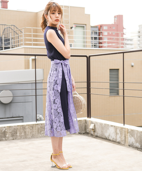 大人女性におすすめ 一枚でサマになるandemiuの 上品ワンピース Folk