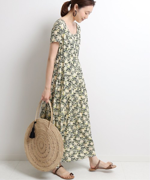 1したい 着るだけでときめくカラフルワンピース プリントワンピース Folk