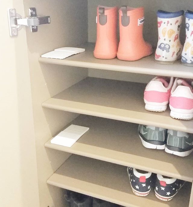 隙間を空けて収納する3