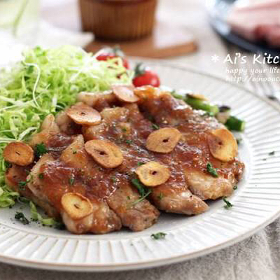 豚肉のあんかけオニオンオイスター