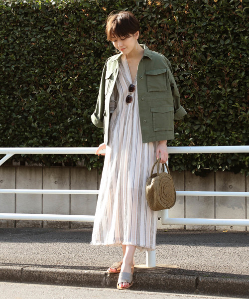 ミリタリージャケットのレディースコーデ特集 きれいめに着こなすコツをご紹介 Folk