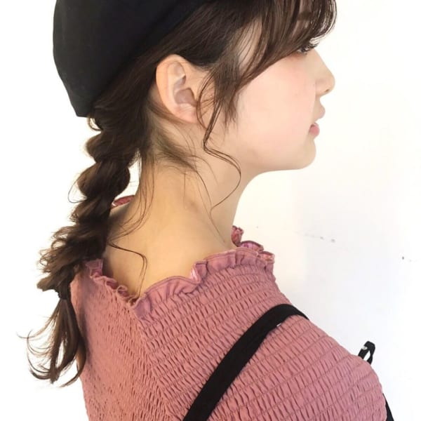 秋 ミディアム ヘアアレンジ