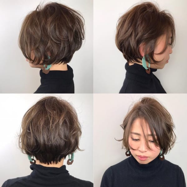 小顔に見える髪型30選 丸顔さんも面長さんもコンプレックスをおしゃれにカバー Folk