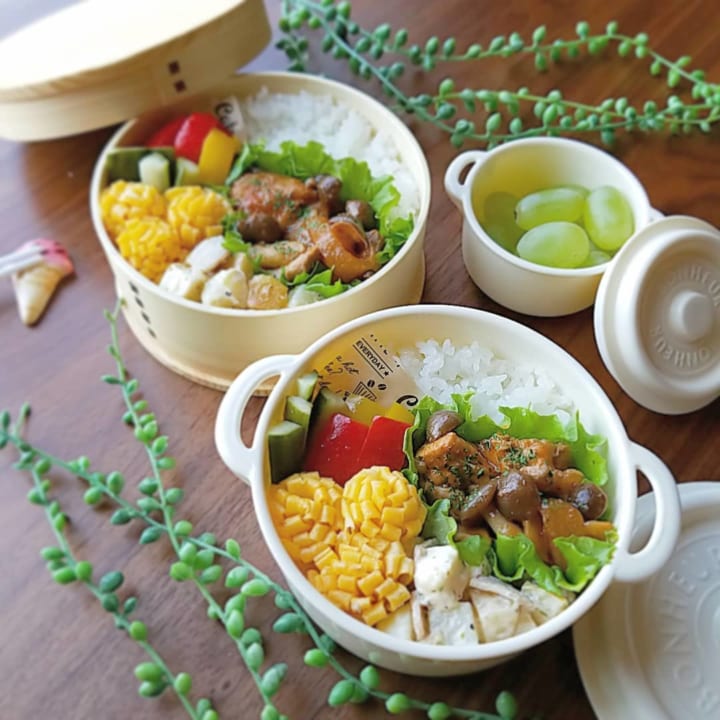 セリア ボヌールランチボックスのおしゃれなお弁当 みんなの使用実例 Folk