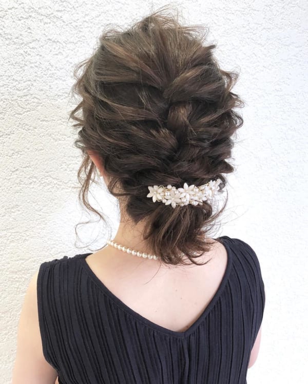 秋 ボブ ヘアアレンジ5