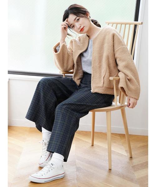 ワイドパンツの冬コーデ特集 きれいめ カジュアルなアウターとの着こなし方 Folk