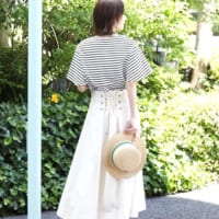 きれいなくびれを作る♡レースアップスカートの美シルエットコーデ15選