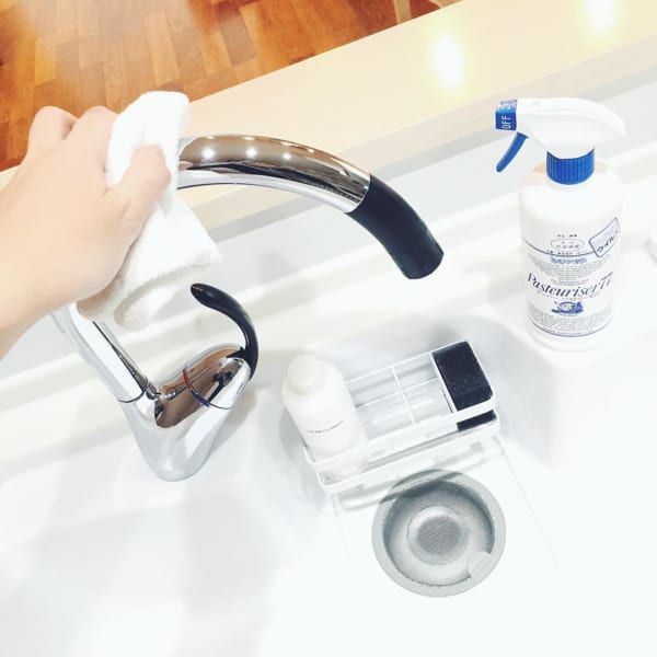 水栓の掃除