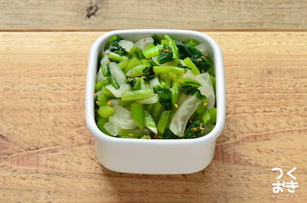 ぽりぽり！野沢菜漬けと大根の和え物
