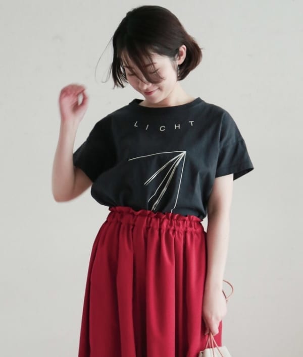 NOMBRE IMPAIR - LICHTプリント半袖Tシャツ