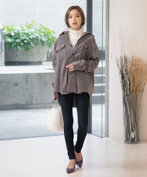 これから冬までたっぷり着まわせる コーデュロイシャツで作る大人女子コーデ集 Folk