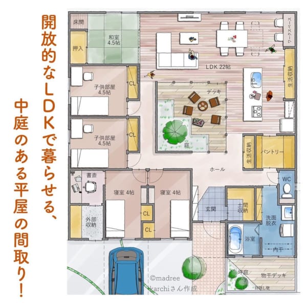 豪邸 中庭 の ある 家 間取り Home Infotiket Com