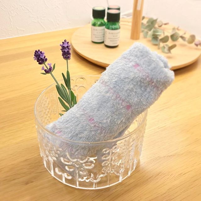 おしぼりにもこだわって