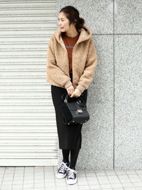 冬 この季節マスト ニットスカートで作る簡単トレンドコーデ特集 Folk