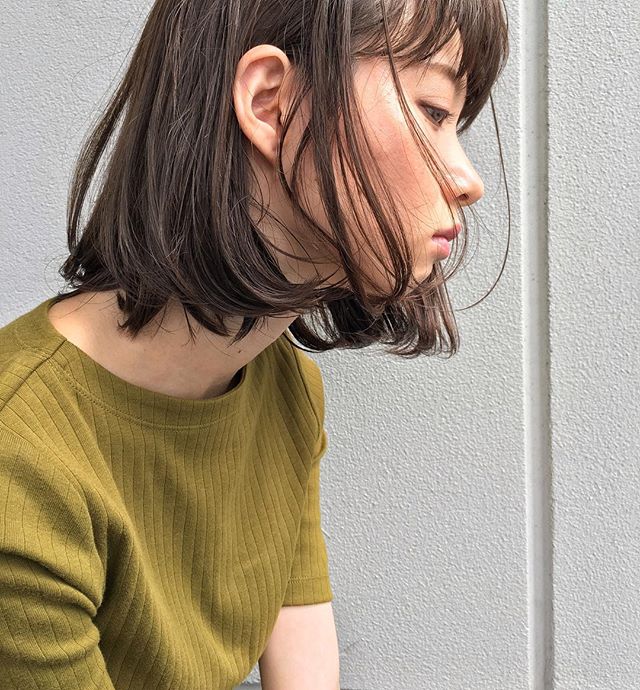 内巻きカールでボブに差をつけたボブヘアアレンジ