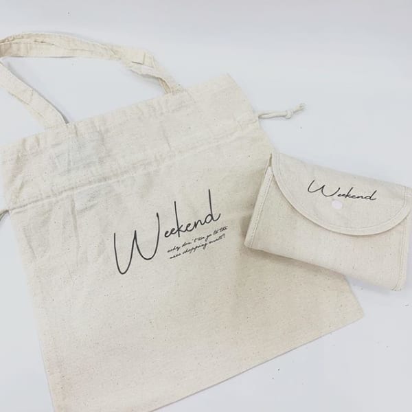 Weekendロゴシリーズバッグ
