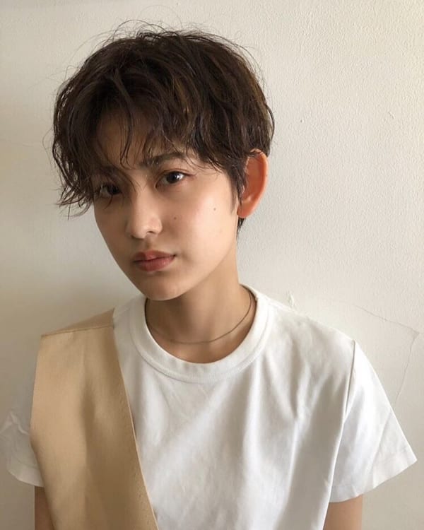 前髪ありショートが今の気分 大人可愛いが叶う褒められヘアスタイル30選 Folk