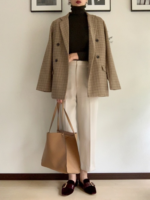 ユニクロのトップスでコーディネート6