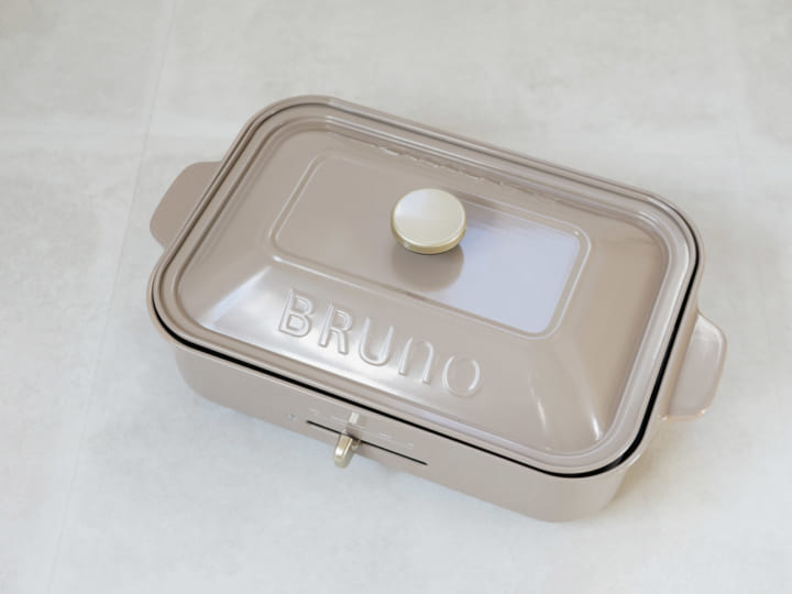 19秋冬限定色 サンドベージュ 毎日の食卓を彩る Brunoコンパクトホットプレート Folk