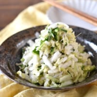 【連載】白菜の大量消費に！！お箸が止まらないやみつき白菜のサラダ