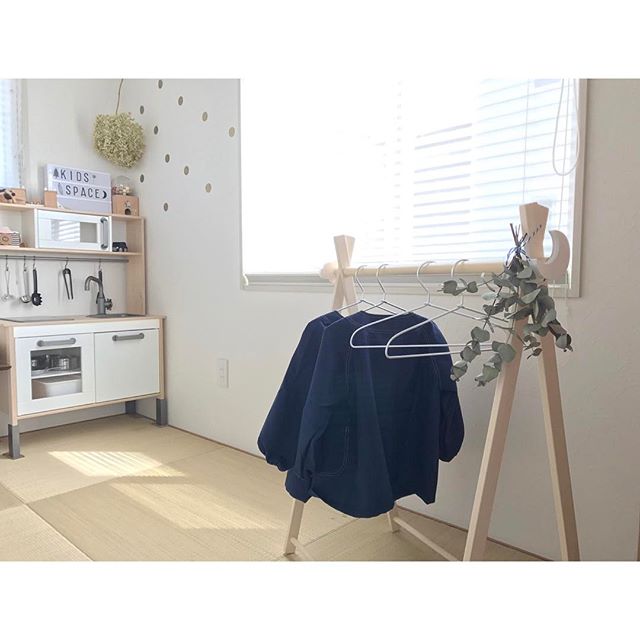 保育園グッズの収納アイデア《和室》4