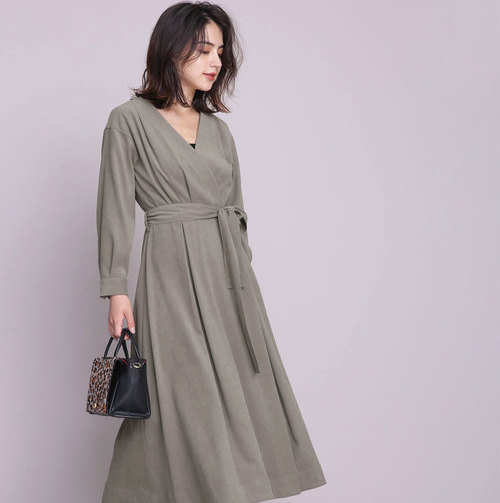 最新 カシュクールワンピースで完成 春夏秋冬ぜんぶおしゃれに楽しもう Folk