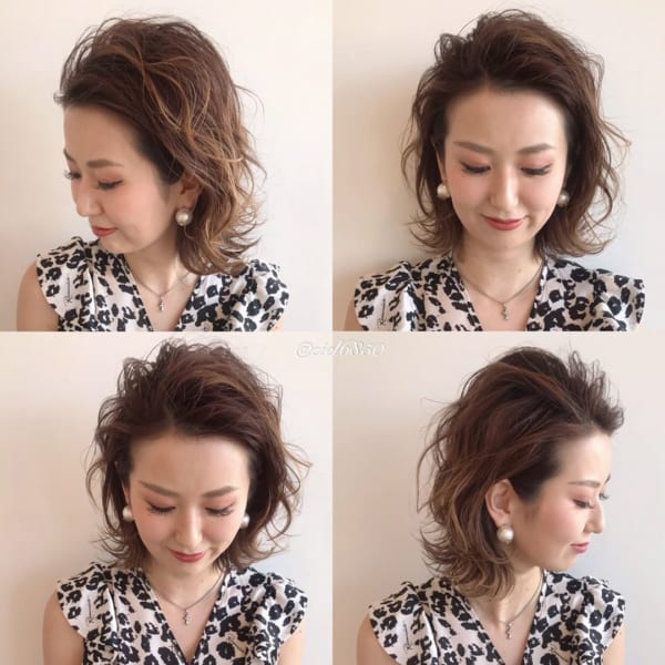 ボブヘアアレンジ19