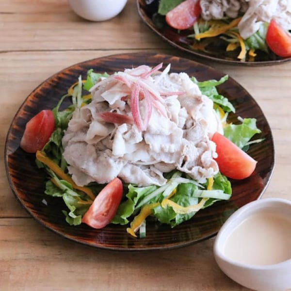 父の日に！和食で冷しゃぶサラダわさびマヨポン