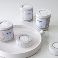 クールなインテリアのお供に。セメントを素材にしたDIY小物