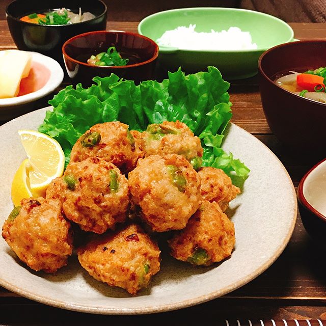 チューハイに簡単料理！鶏肉と豆腐のふわふわ揚げ