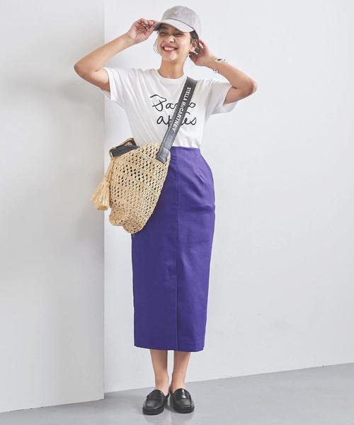 パープルスカートの夏コーデ 最新 大人可愛いが叶う最旬ファッション Folk