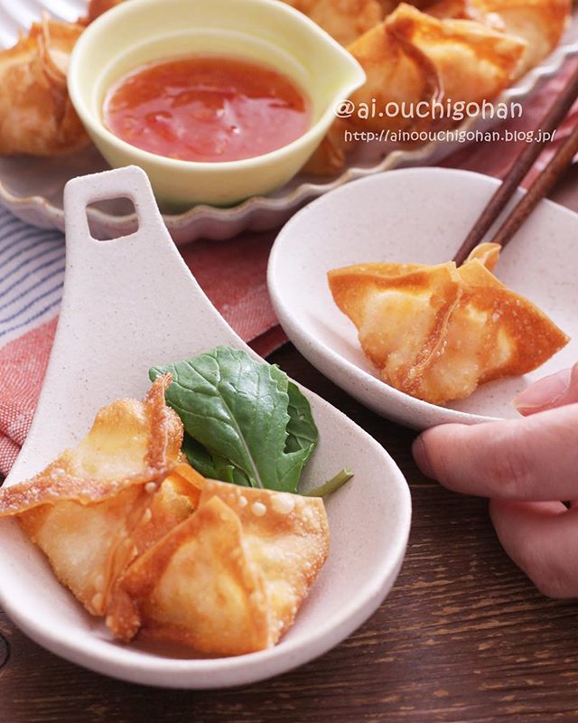 かさましで節約!簡単な揚げ海老ワンタン