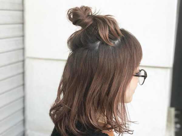 玉ねぎ風ボブの簡単ヘアアレンジ