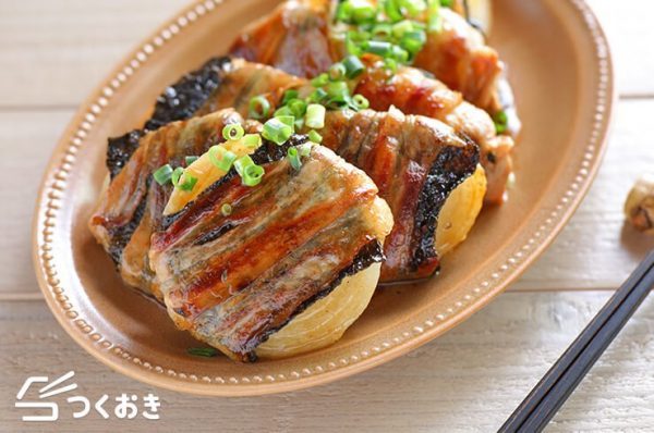 簡単にできるメニューに！玉ねぎの豚肉巻き