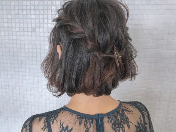 30代におすすめの簡単ボブヘアアレンジ特集 大人可愛い髪型をマスターしよう Folk