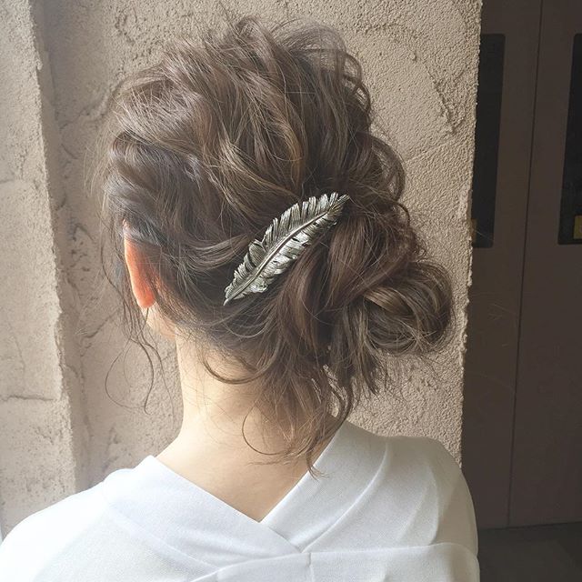 お団子ヘアアレンジ《サイド》